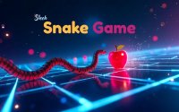 Sleek Snake Game - Neon Arcade Challenge