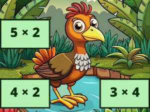 Bird Puzzle Math Game