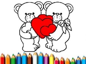 Valentine Coloring Fun Game