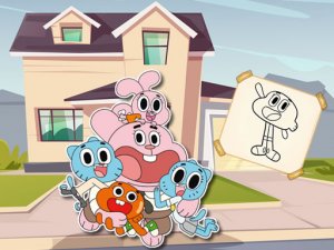 Gumball Coloring Arcade Puzzle