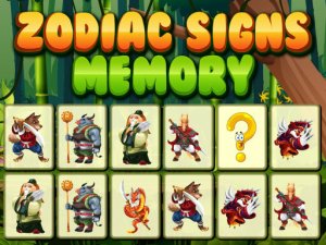 Zodiac Signs Memory Puzzle