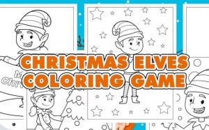 Christmas Elves Coloring Game - Free Online Coloring Pages
