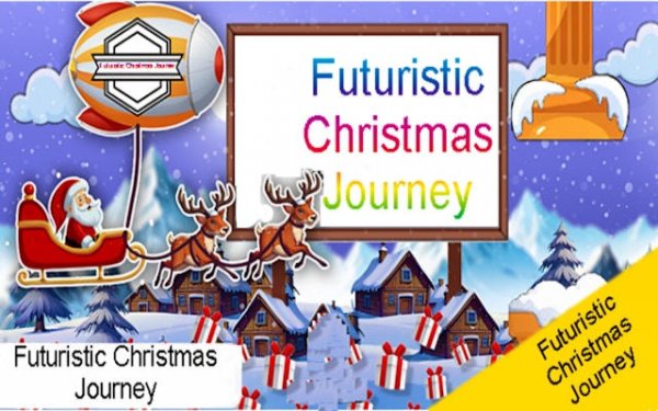 Futuristic Christmas Journey: Santa's Arcade Adventure
