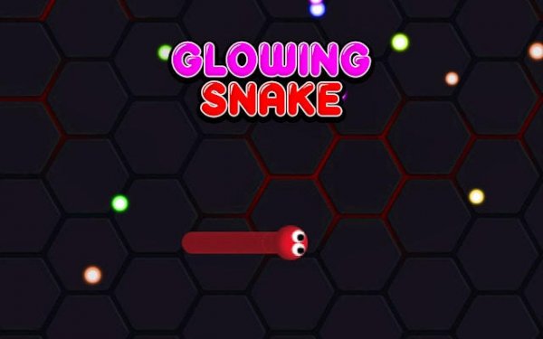 Glowing Snake: Neon Arcade Challenge