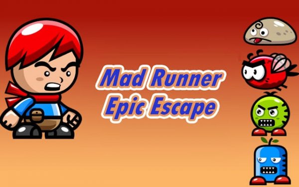 Mad Runner Epic Escape - 2D Platformer Game
