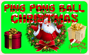 Ping Pong Ball Christmas - Holiday Bounce Game