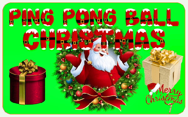 Ping Pong Ball Christmas - Holiday Bounce Game