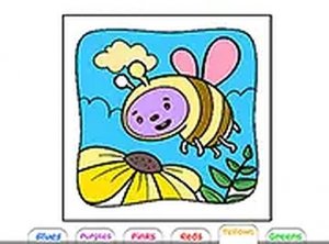 Colorful Canvas Relaxation Game